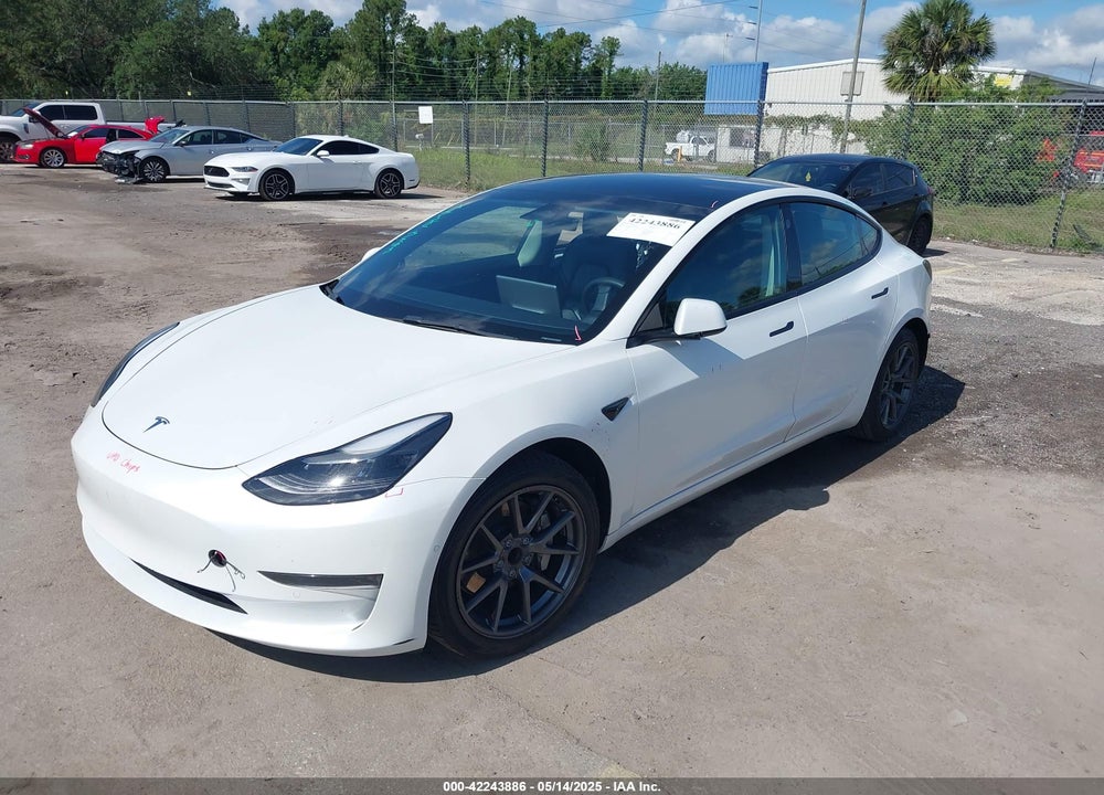 2022 TESLA MODEL 3 VIN: 5YJ3E1EA2NF148570
