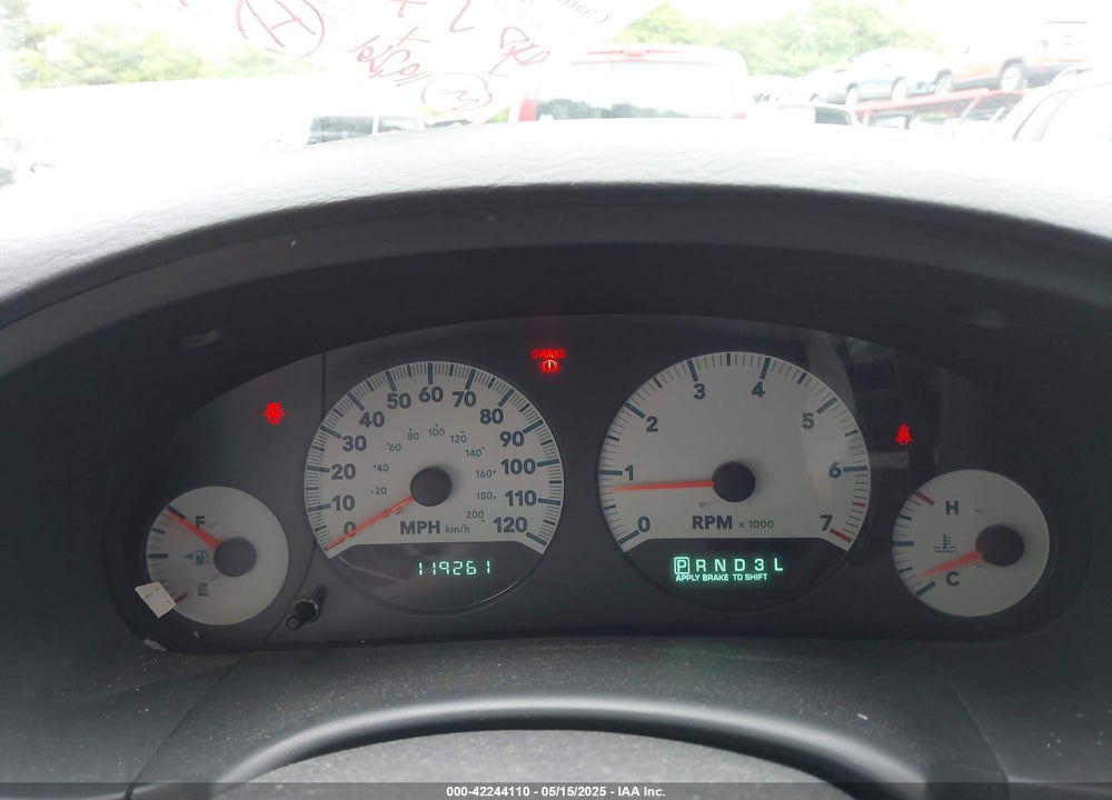2007 DODGE GRAND CARAVAN VIN: 2D4GP44L07R121507