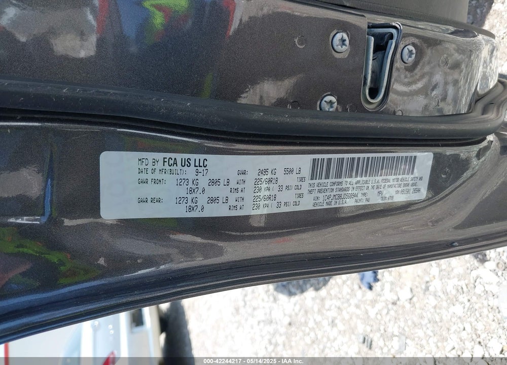 2018 JEEP CHEROKEE LATITUDE 4X4 VIN: 1C4PJMCB8JD568944
