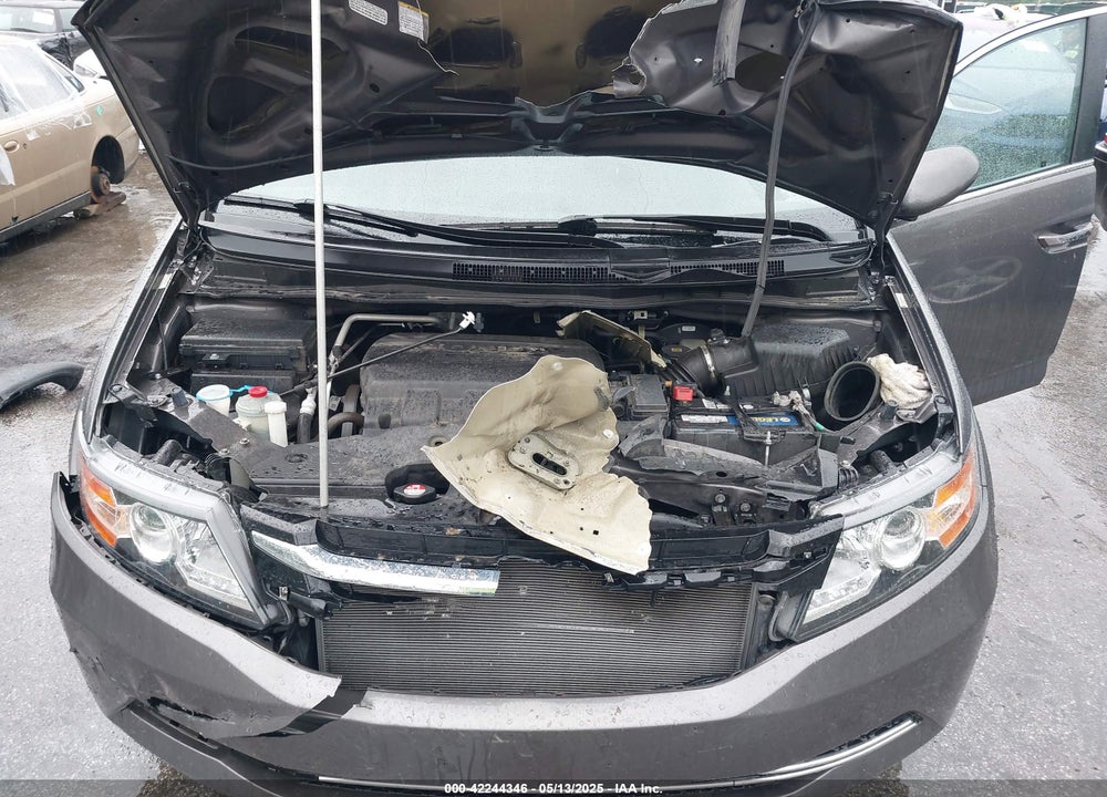 2017 HONDA ODYSSEY EX-L VIN: 5FNRL5H66HB002837