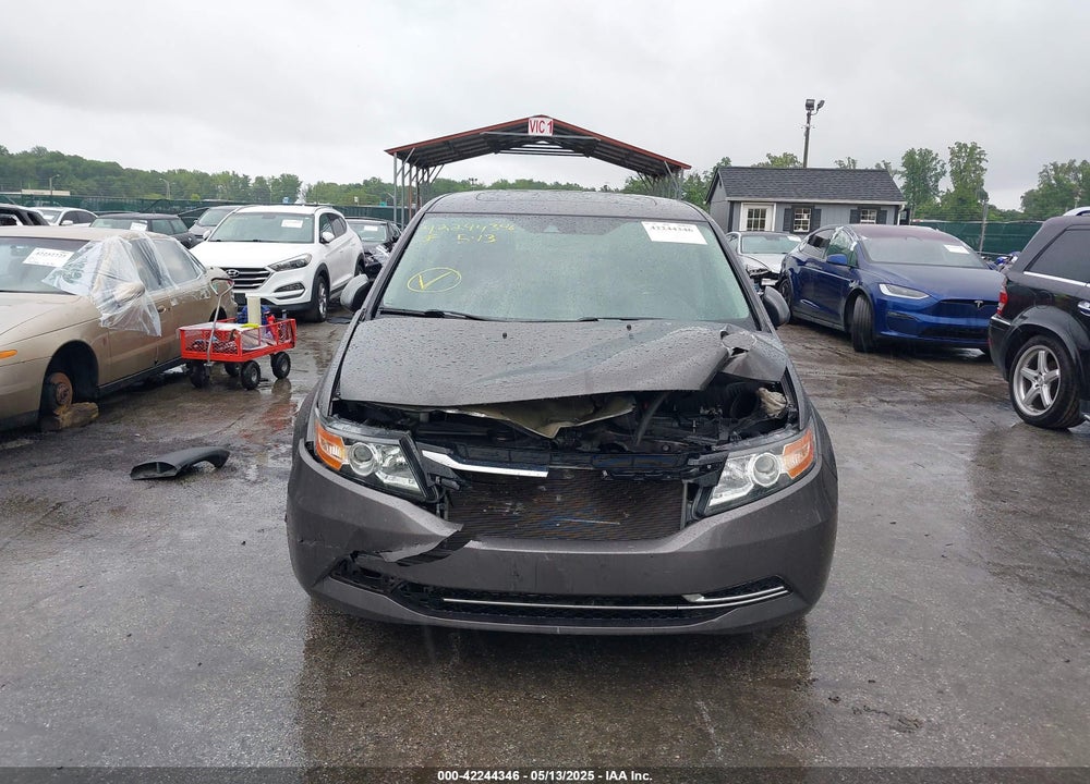2017 HONDA ODYSSEY EX-L VIN: 5FNRL5H66HB002837