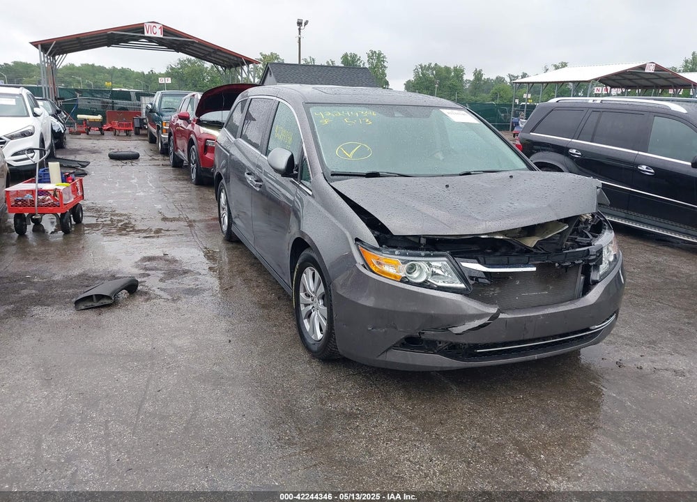 2017 HONDA ODYSSEY EX-L VIN: 5FNRL5H66HB002837