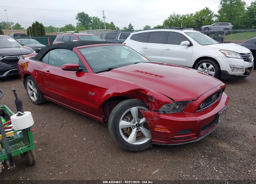 2014 FORD MUSTANG GT PREMIUM VIN: 1ZVBP8FF3E5209609