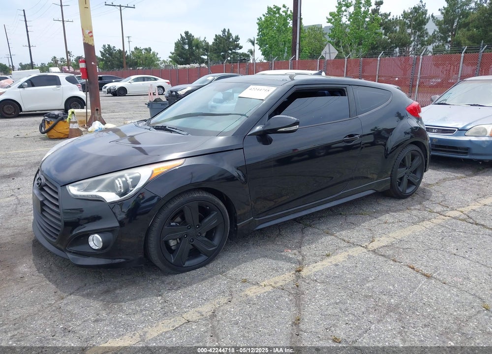 2015 HYUNDAI VELOSTER TURBO VIN: KMHTC6AE2FU224305