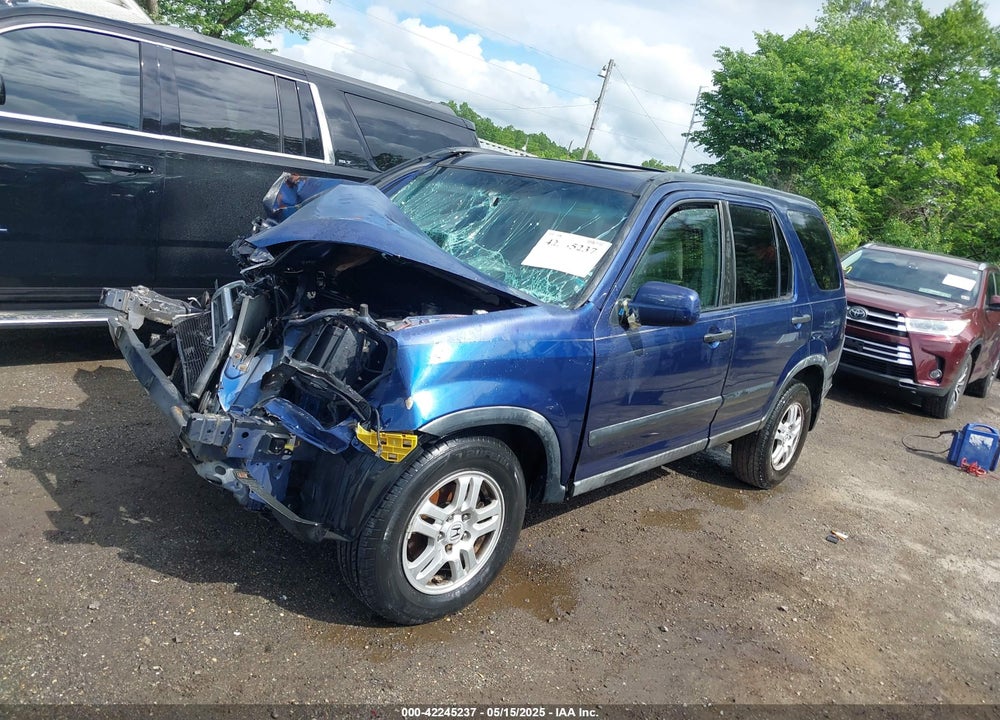 2002 HONDA CR-V EX VIN: JHLRD78852C002846