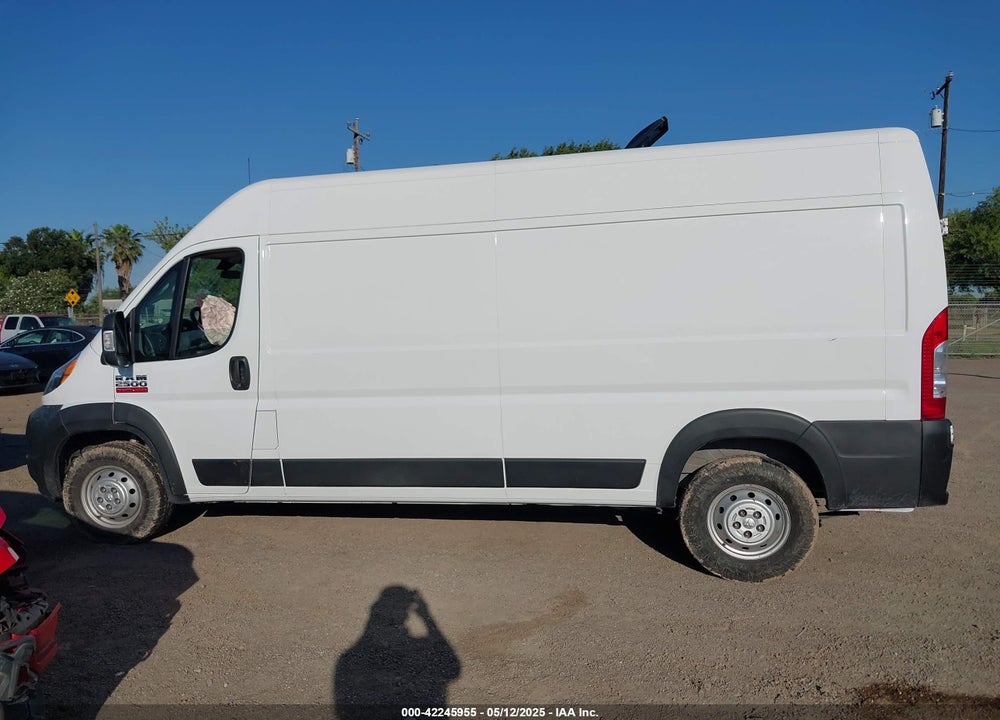 2021 RAM PROMASTER 2500 HIGH ROOF 159 WB VIN: 3C6LRVDG3ME524187