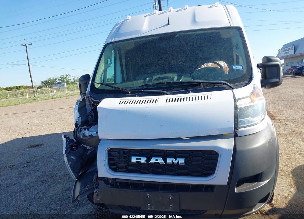 2021 RAM PROMASTER 2500 HIGH ROOF 159 WB VIN: 3C6LRVDG3ME524187