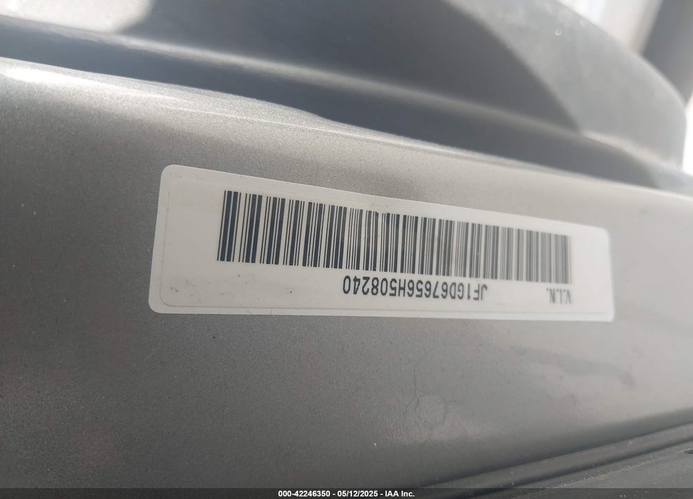2006 SUBARU IMPREZA 2.5I VIN: JF1GD67656H508240