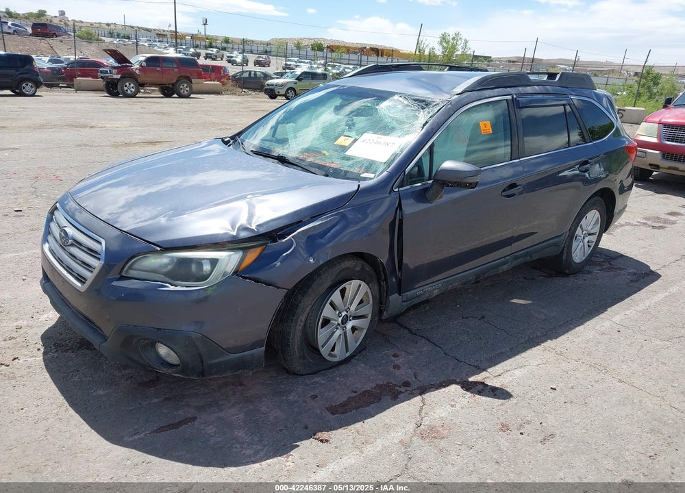 2015 SUBARU OUTBACK 2.5I PREMIUM VIN: 4S4BSBFC6F3282566