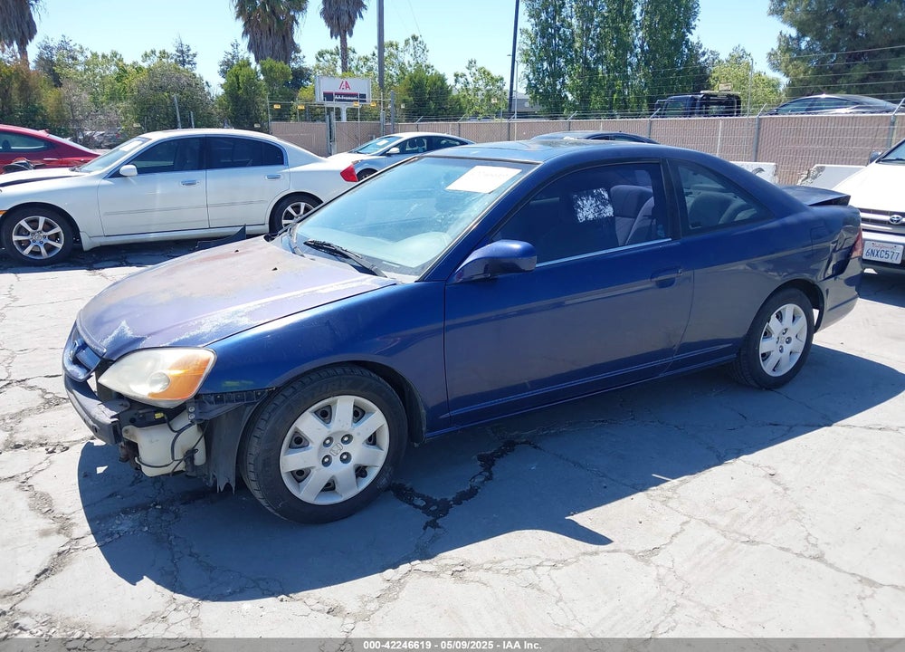 2002 HONDA CIVIC VIN: 1HGEM22952L033063