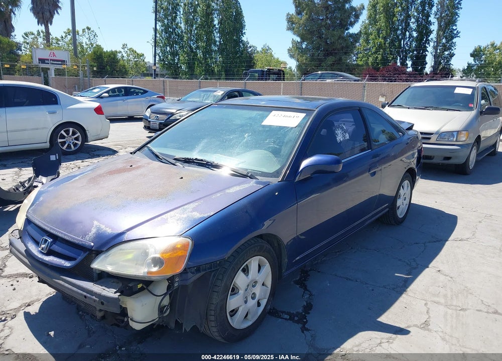 2002 HONDA CIVIC VIN: 1HGEM22952L033063
