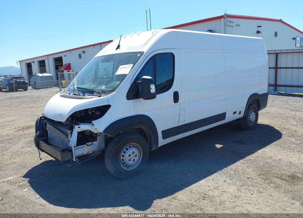2025 RAM PROMASTER 2500 TRADESMAN HIGH ROOF 159 WB W/PASS SEAT VIN: 3C6LRVDG9SE506516
