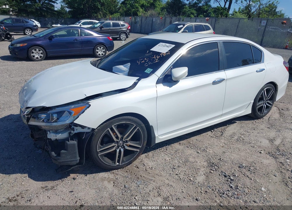 2016 HONDA ACCORD SPORT VIN: 1HGCR2F52GA091795
