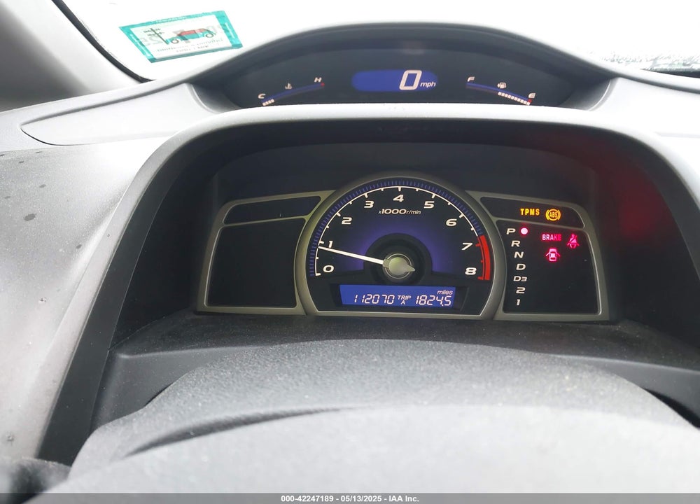 2010 HONDA CIVIC VIN: 2HGFA1F85AH550285