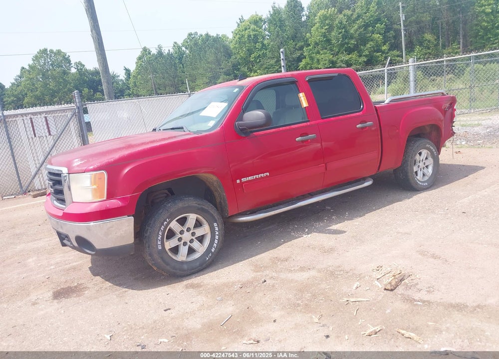 2008 GMC SIERRA 1500 VIN: 2GTEK13J781311192