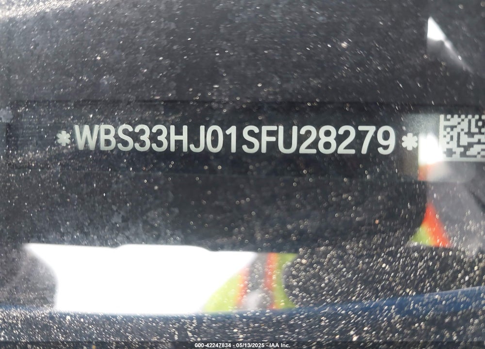 2025 BMW M3 VIN: WBS33HJ01SFU28279