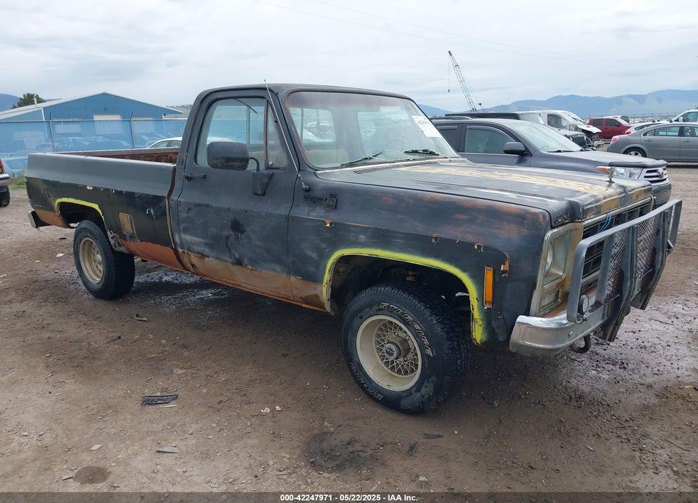 1979 CHEVROLET K10 CAB & CHASSIS 4W VIN: CKL149F395708