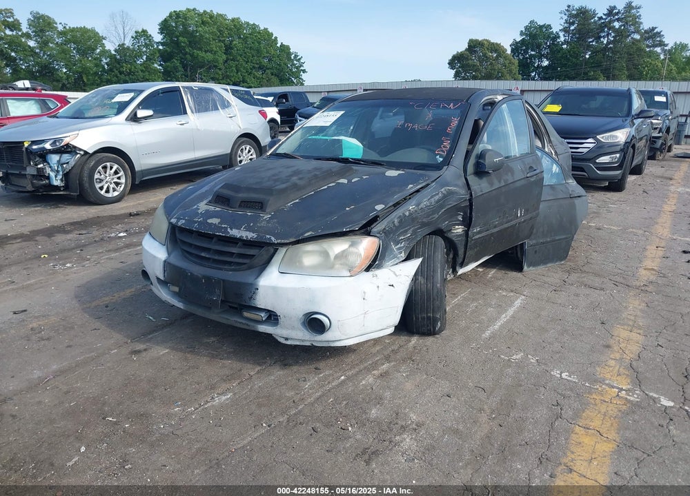 2006 KIA SPECTRA VIN: KNAFE121065243887