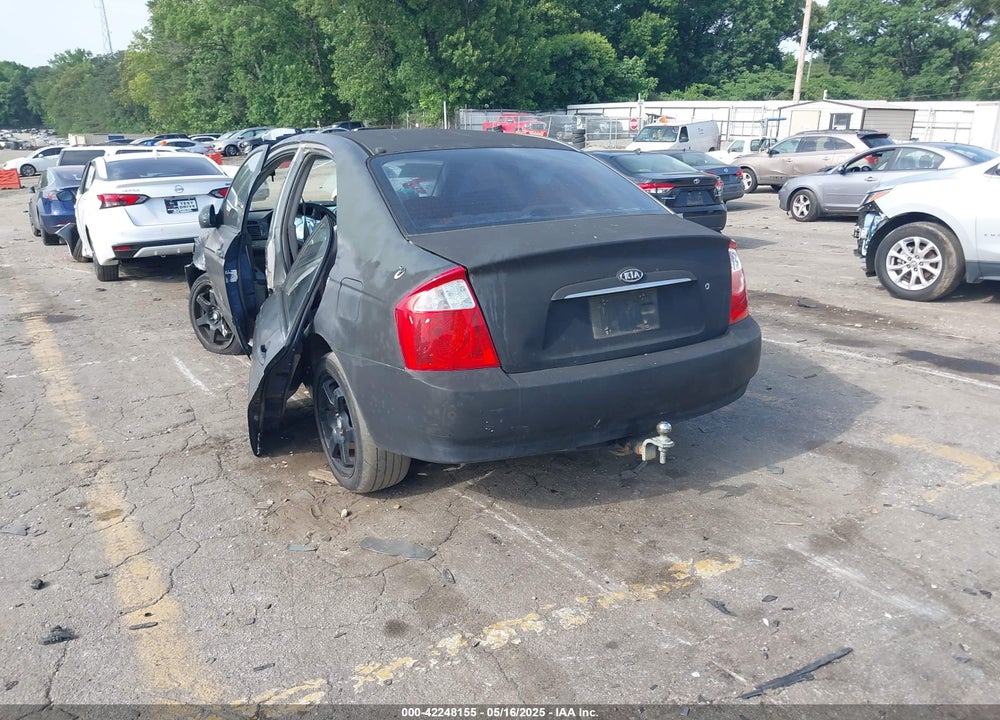 2006 KIA SPECTRA VIN: KNAFE121065243887