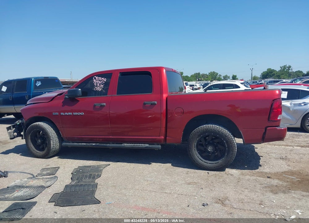 2012 RAM 1500 VIN: 1C6RD6KT5CS280861