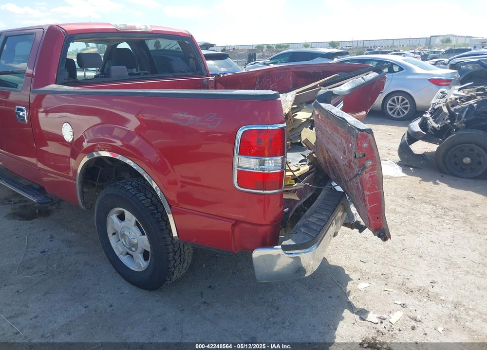 2008 FORD F-150 XLT VIN: 1FTPW14VX8FB92643