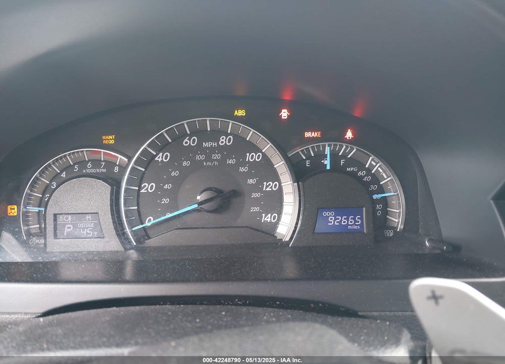 2013 TOYOTA CAMRY SE VIN: 4T1BF1FKXDU724682