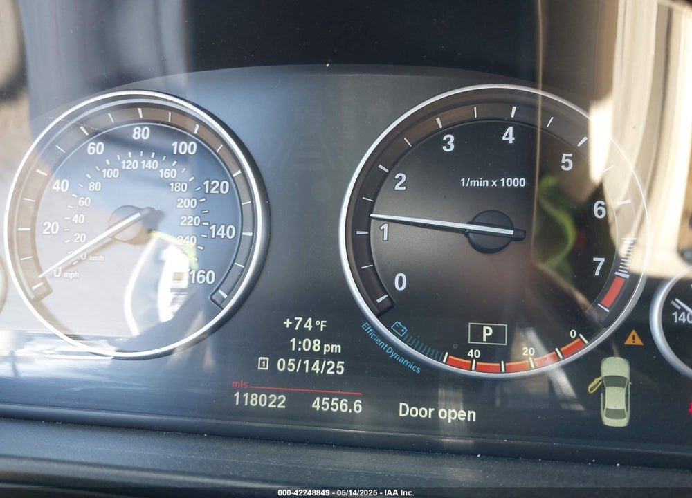 2012 BMW 5 SERIES VIN: WBAXG5C51CDX03681