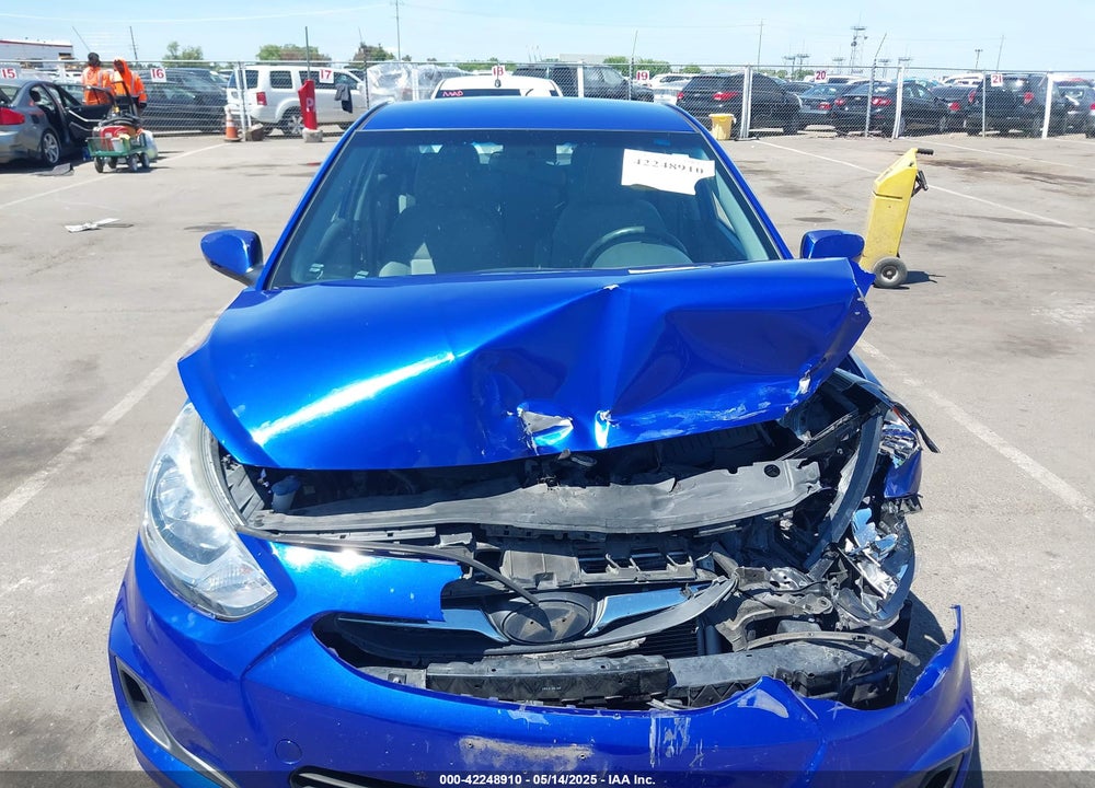 2013 HYUNDAI ACCENT GLS VIN: KMHCT4AE1DU496622