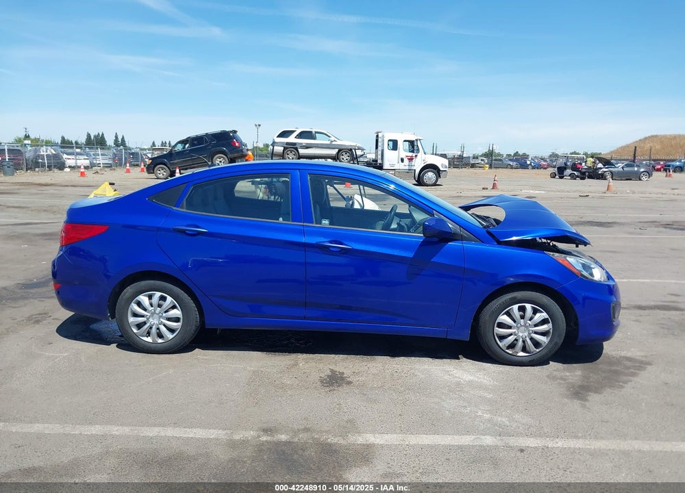 2013 HYUNDAI ACCENT GLS VIN: KMHCT4AE1DU496622