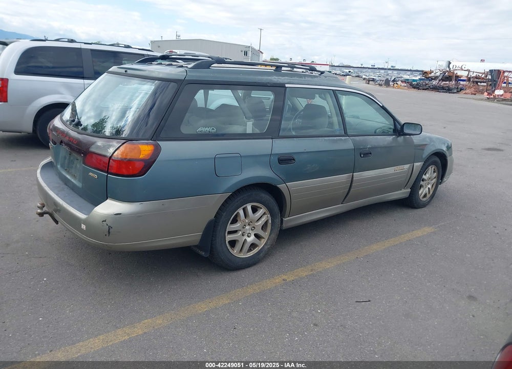 2002 SUBARU OUTBACK VIN: 4S3BH675627657529