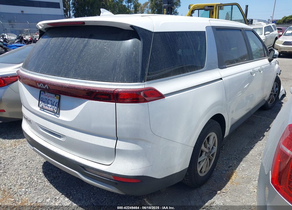 2022 KIA CARNIVAL MPV LX SEAT PACKAGE VIN: KNDNB4H35N6110729