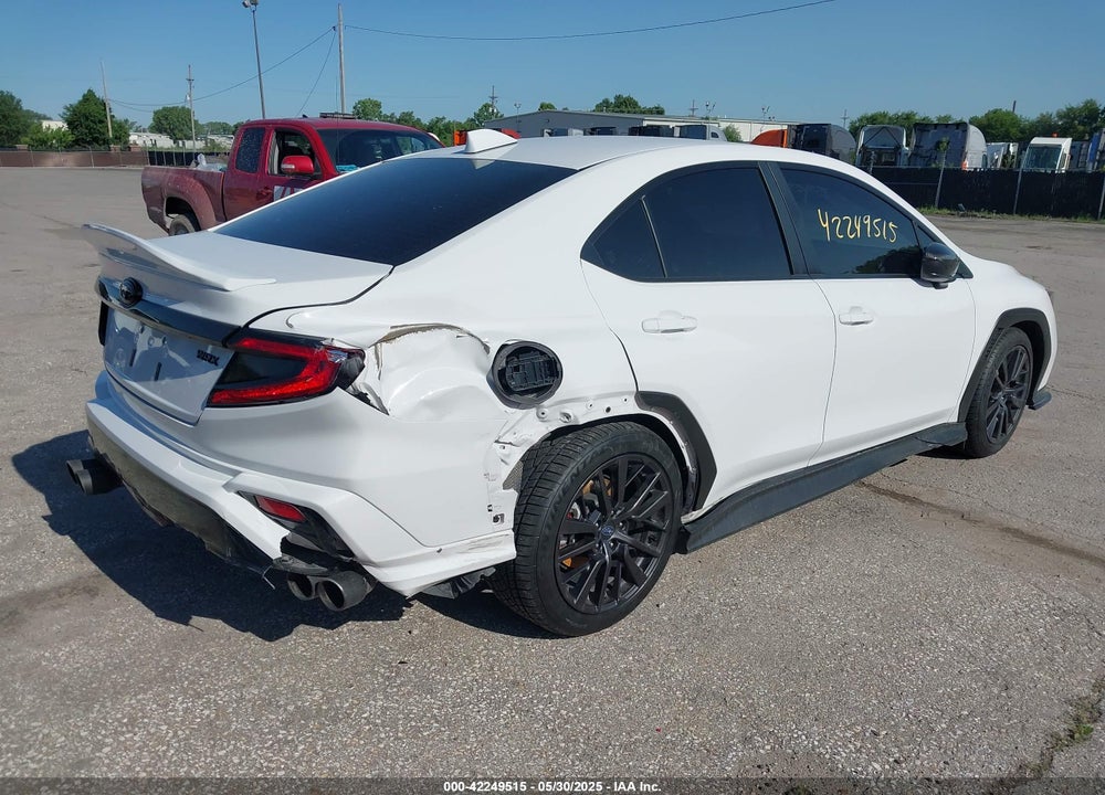 2022 SUBARU WRX VIN: JF1VBAF63N9003498