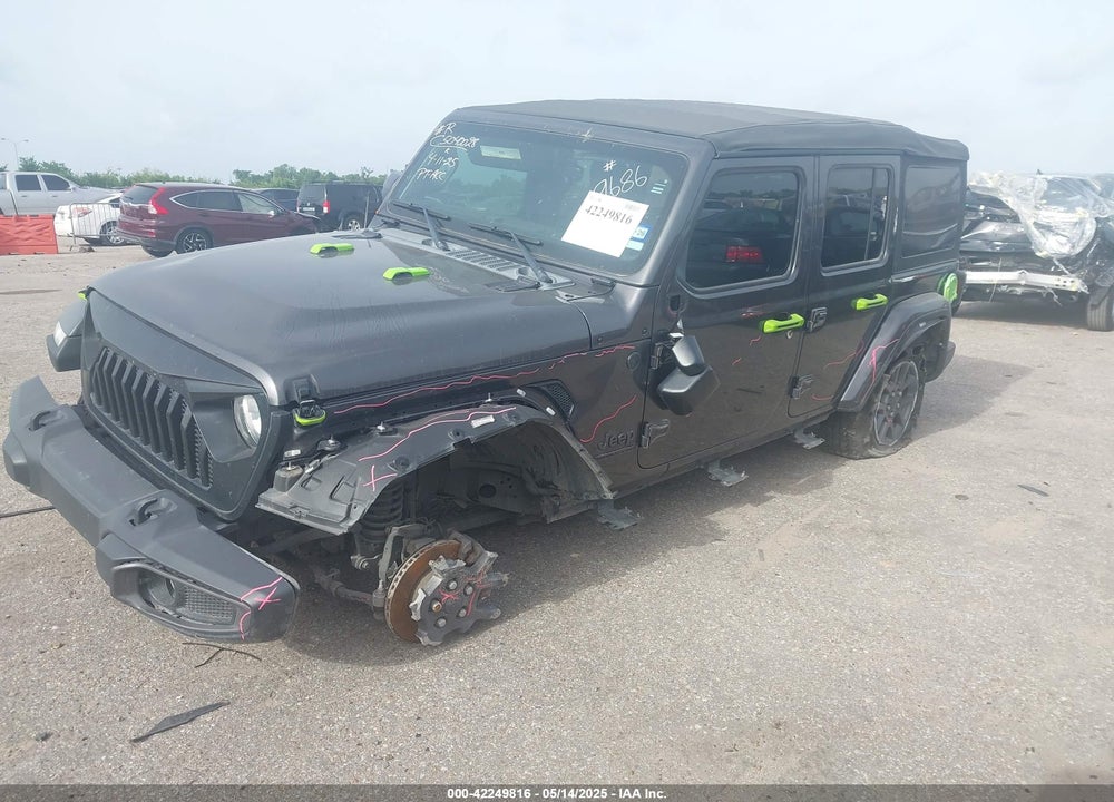 2021 JEEP WRANGLER UNLIMITED VIN: 1C4HJXDN6MW549686