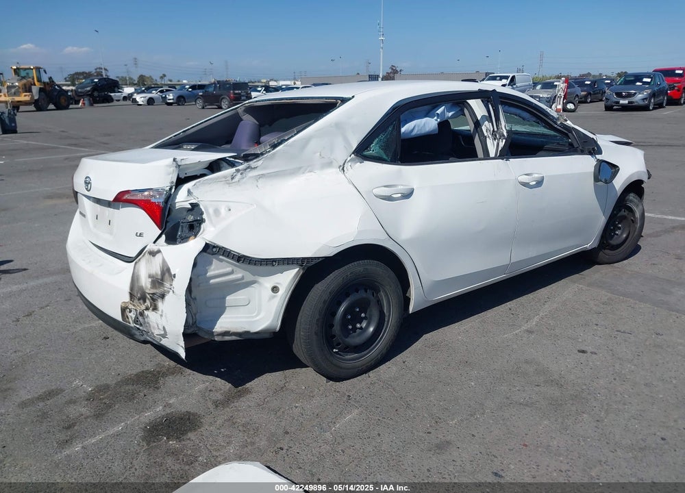 2019 TOYOTA COROLLA LE VIN: 5YFBURHE5KP896225