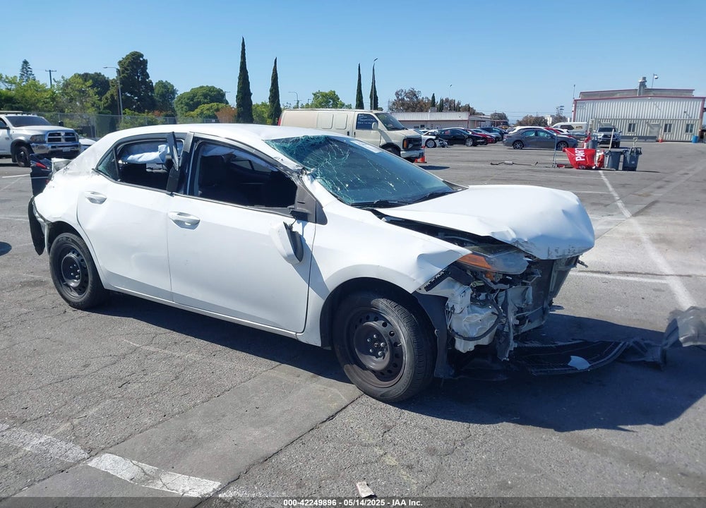 2019 TOYOTA COROLLA LE VIN: 5YFBURHE5KP896225