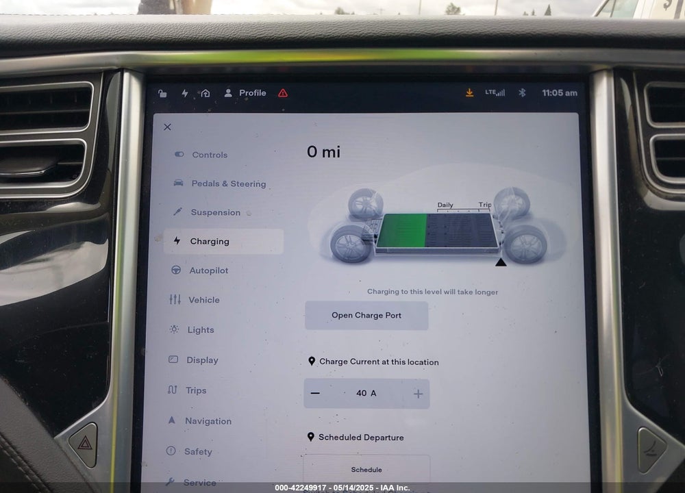 2015 TESLA MODEL S 60/70/85 VIN: 5YJSA1S13FFP78403