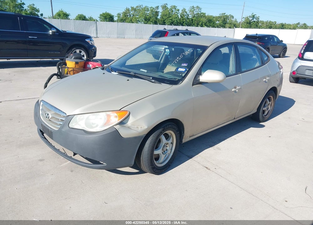 2010 HYUNDAI ELANTRA VIN: KMHDU4AD4AU075742