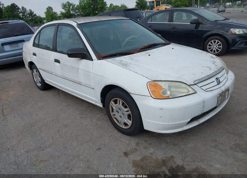 2001 HONDA CIVIC LX VIN: 2HGES165X1H603786