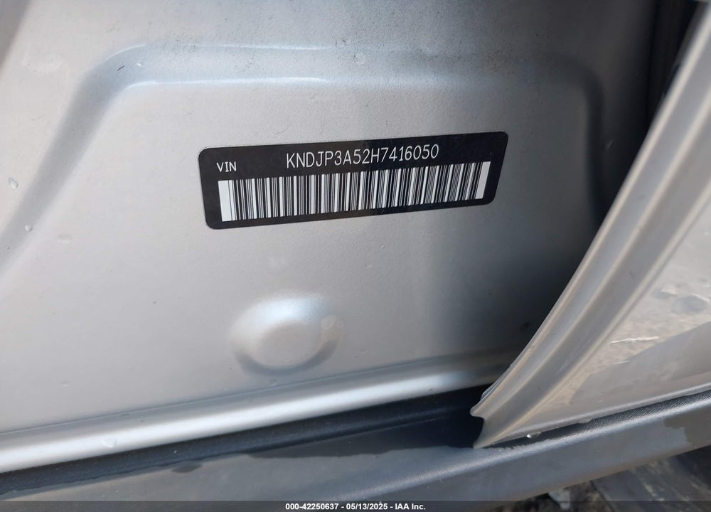 2017 KIA SOUL VIN: KNDJP3A52H7416050