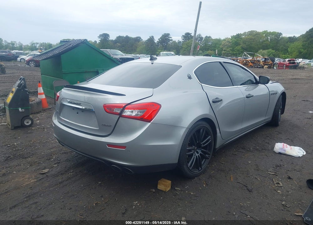 2017 MASERATI GHIBLI S Q4 VIN: ZAM57RTS3H1242298