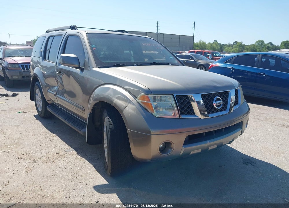 2005 NISSAN PATHFINDER LE VIN: 5N1AR18W65C742428