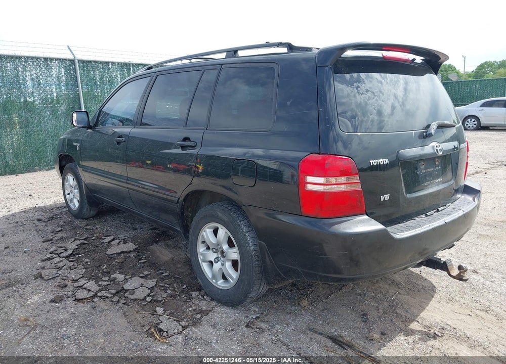 2003 TOYOTA HIGHLANDER LIMITED V6 VIN: JTEGF21A030100003