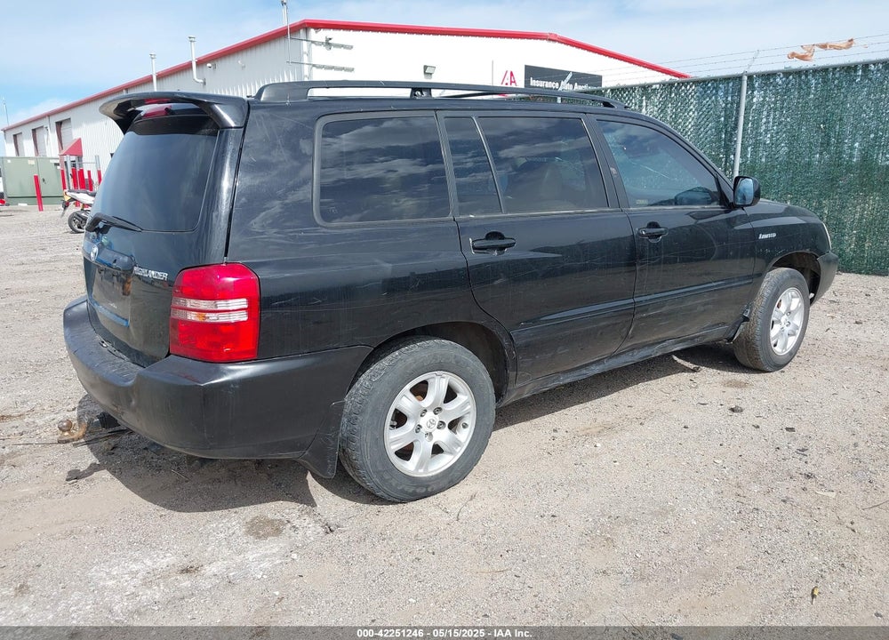 2003 TOYOTA HIGHLANDER LIMITED V6 VIN: JTEGF21A030100003