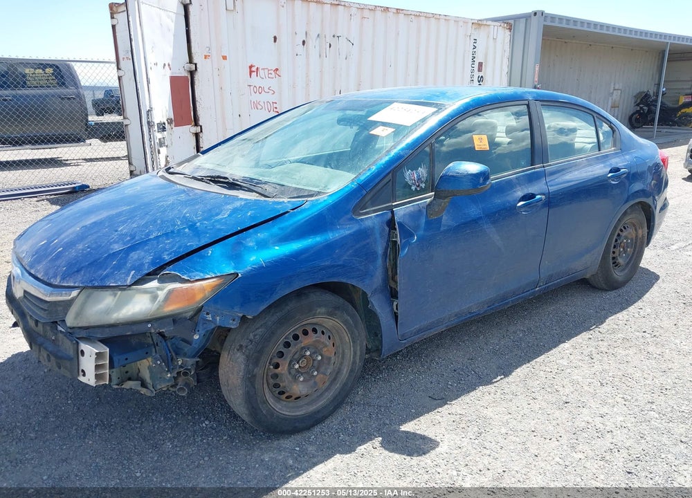 2012 HONDA CIVIC VIN: 19XFB2F57CE352913