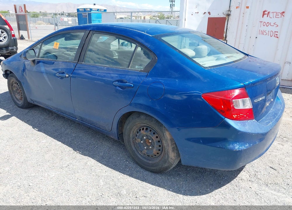 2012 HONDA CIVIC VIN: 19XFB2F57CE352913