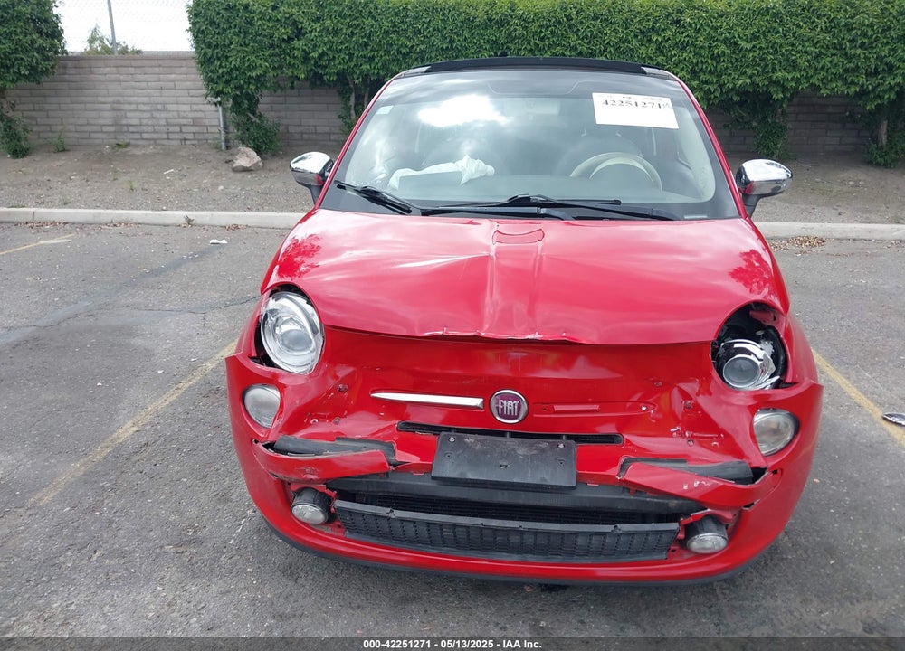 2012 FIAT 500C LOUNGE VIN: 3C3CFFER1CT109200
