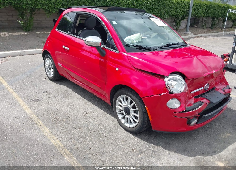 2012 FIAT 500C LOUNGE VIN: 3C3CFFER1CT109200