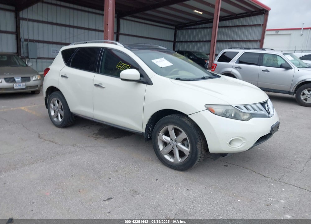 2010 NISSAN MURANO SL VIN: JN8AZ1MW2AW136230