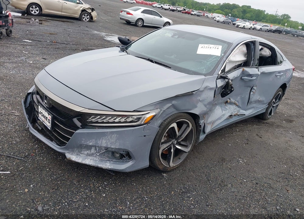 2021 HONDA ACCORD VIN: 1HGCV1F38MA099805