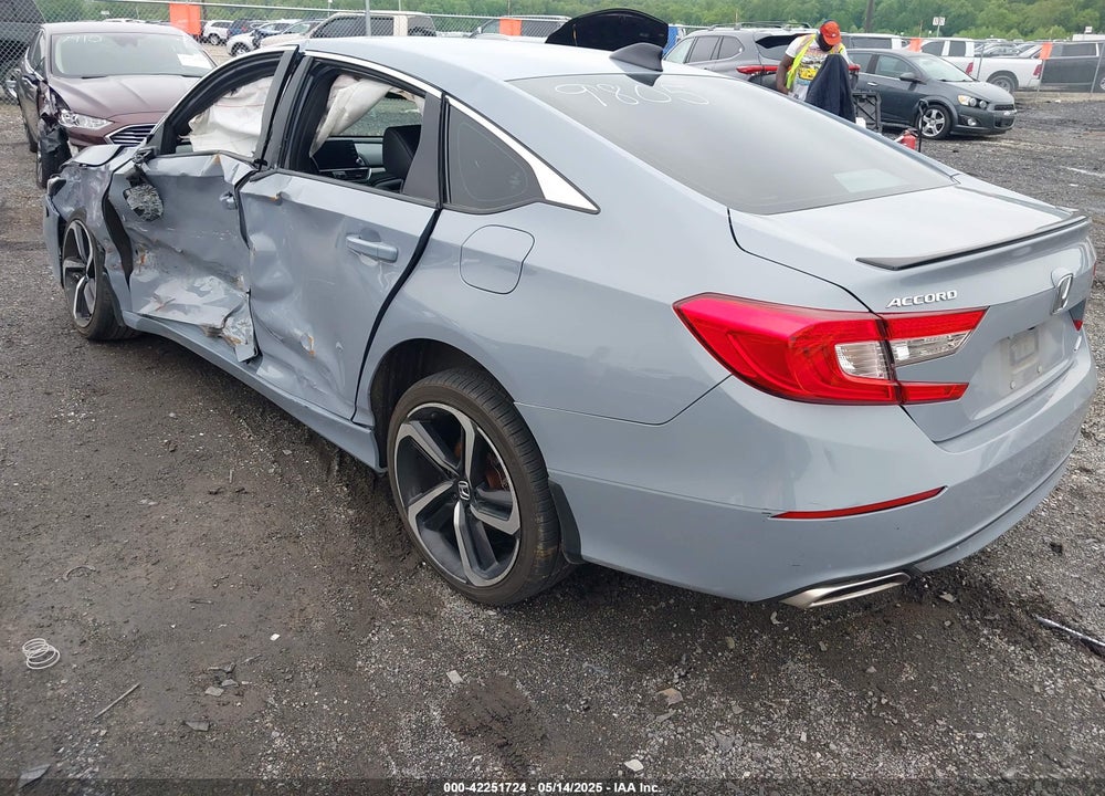 2021 HONDA ACCORD VIN: 1HGCV1F38MA099805